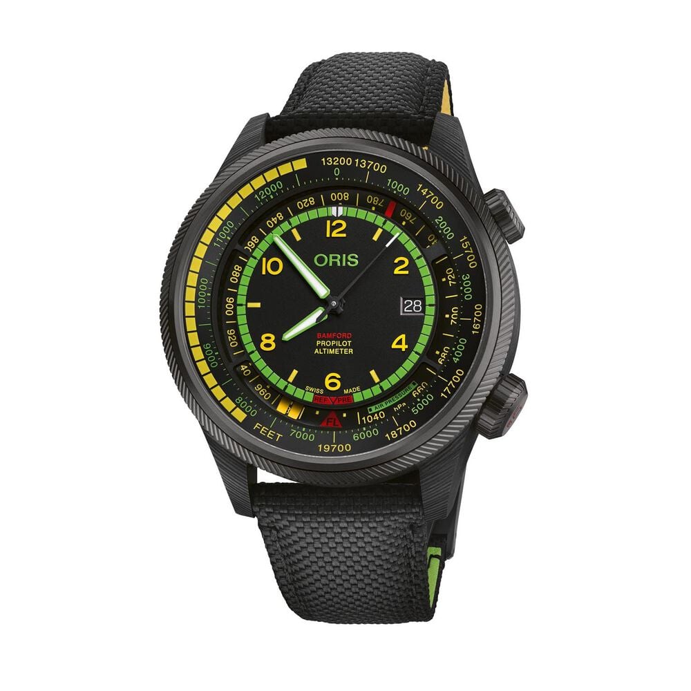 Oris x Bamford ProPilot Altimeter 'Mission Control' Limited Edition 47mm Black Dial Watch image number 0