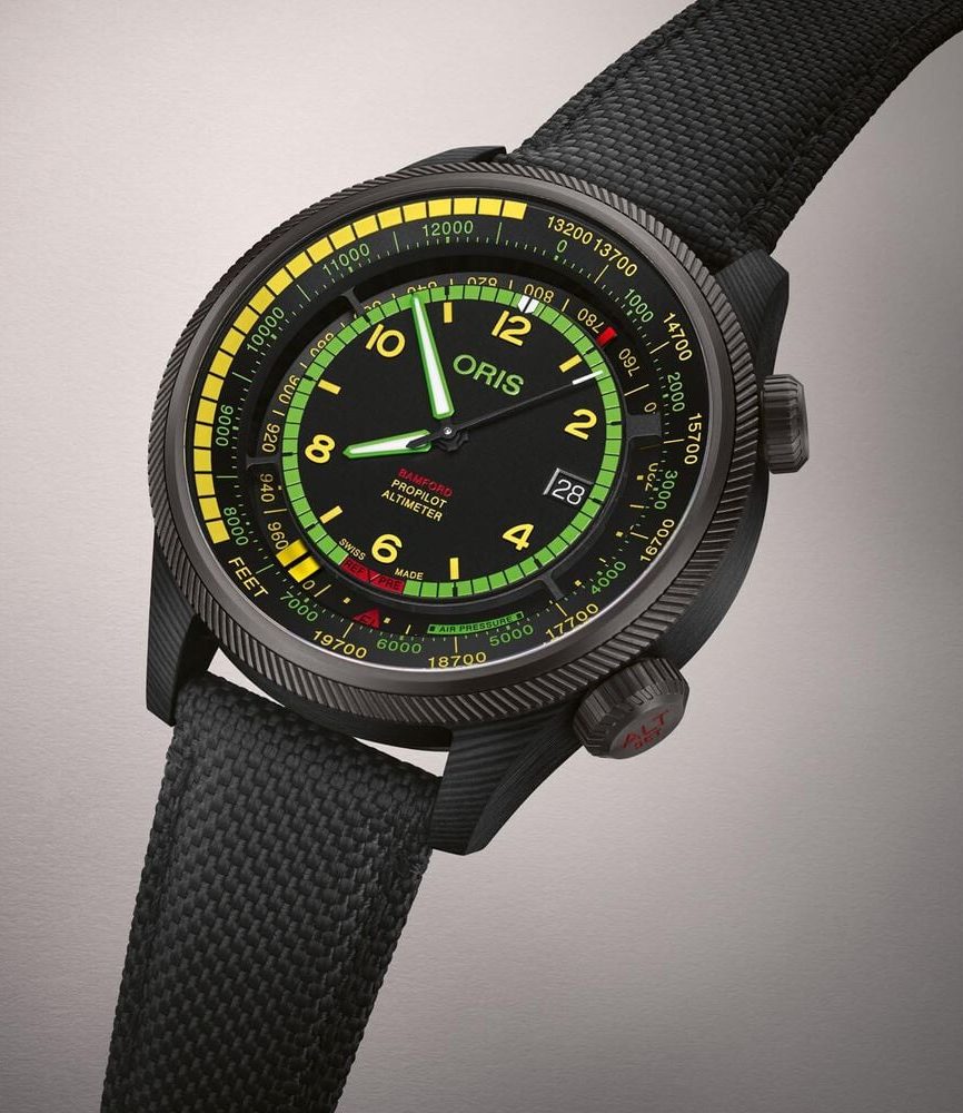 Oris x Bamford ProPilot Altimeter 'Mission Control' Limited Edition 47mm Black Dial Watch image number 1