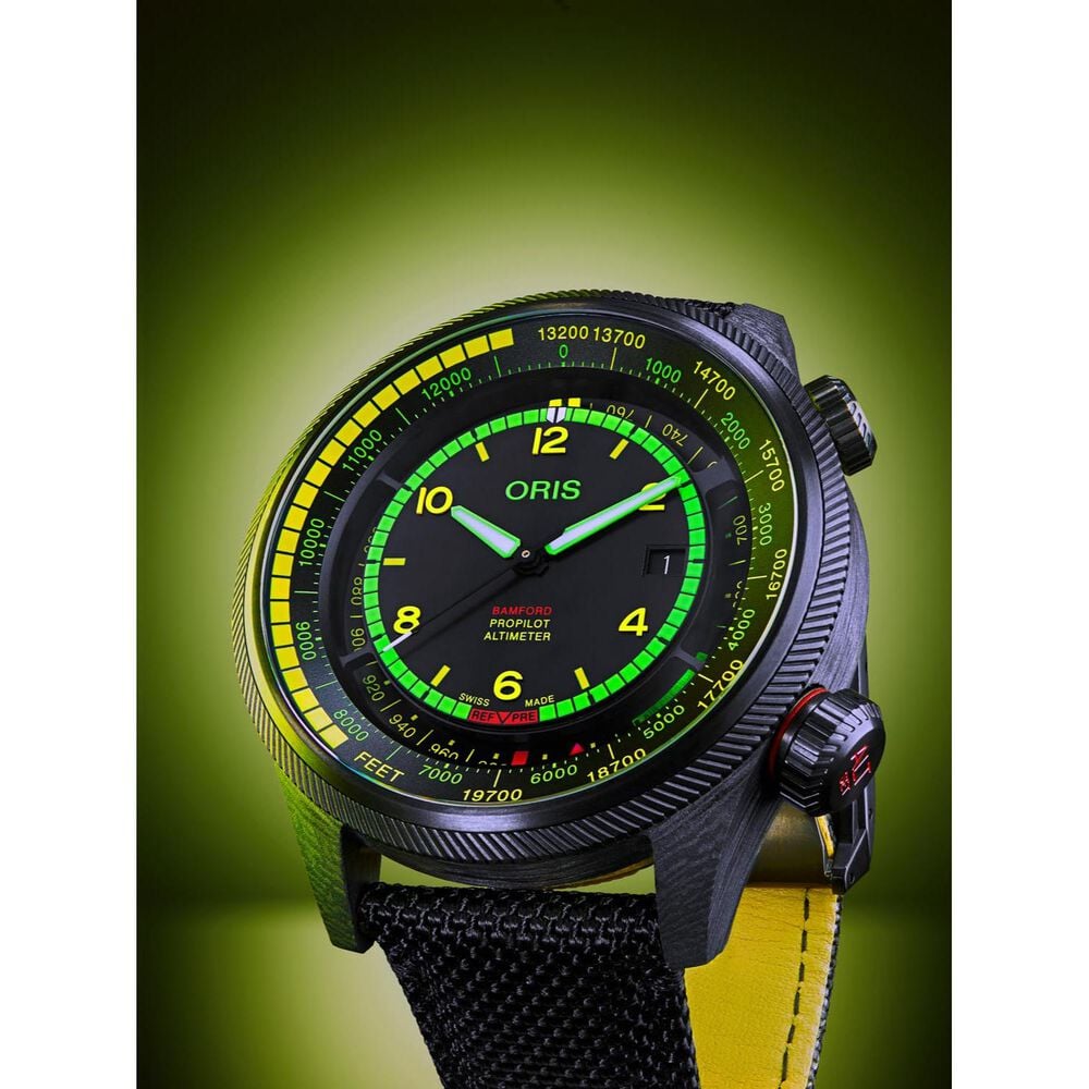 Oris x Bamford ProPilot Altimeter 'Mission Control' Limited Edition 47mm Black Dial Watch image number 7