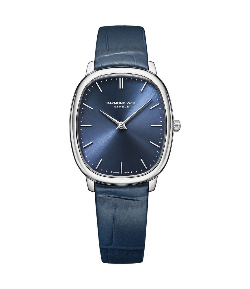 Raymond Weil Toccata Heritage 31x36mm Blue Dial Leather Strap Watch image number 0