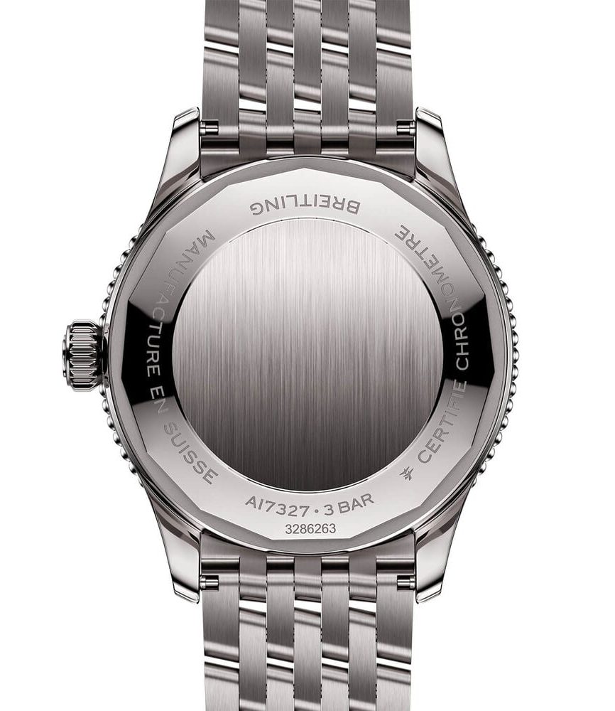 Breitling Navitimer Automatic 36mm Mother of Pearl Dial Steel Bracelet Watch image number 3