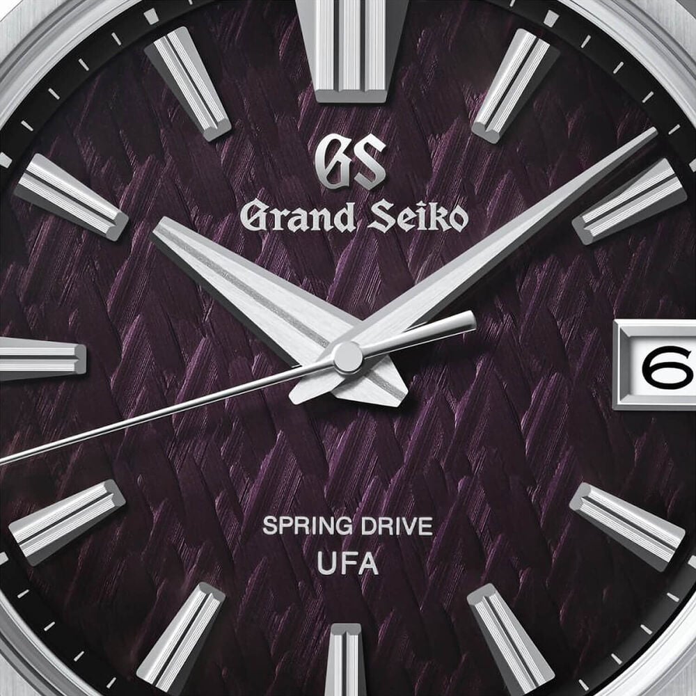 Grand Seiko ‘Violet Dawn’ Ice Forest Limited Edition 37mm Dial Steel Bracelet Watch image number 1