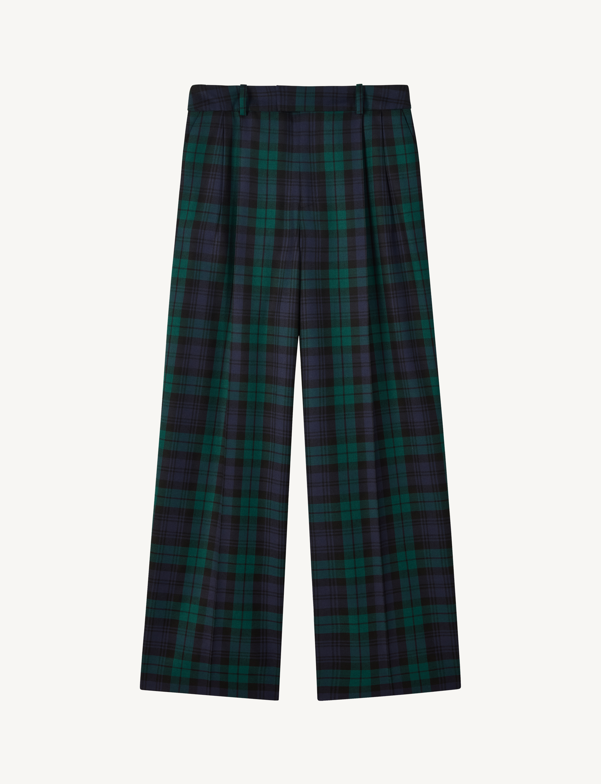 Rampling Trouser: Wool, Heritage Green Check - Image 3
