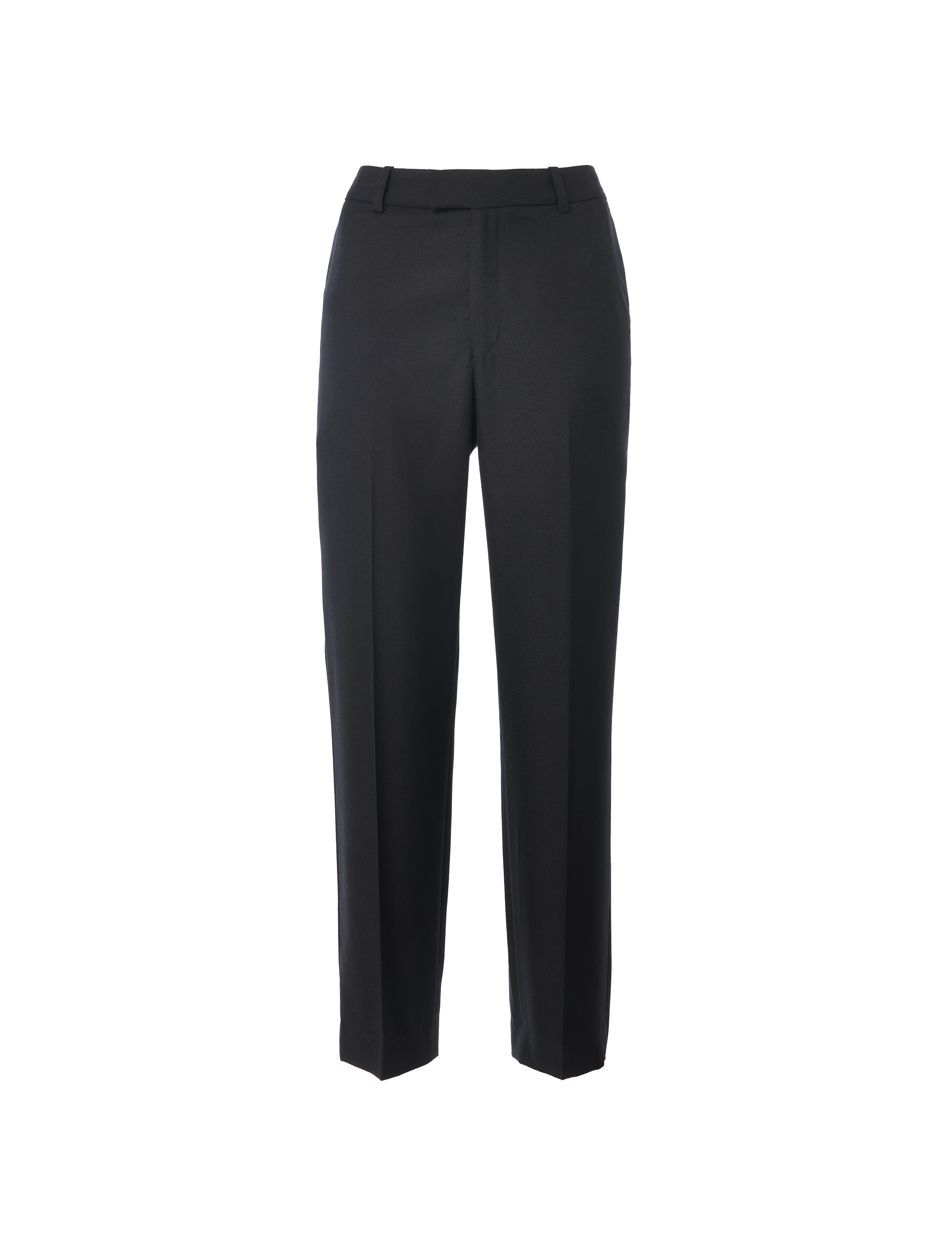 Regent Cigarette Trouser: Wool, Black - Image 3