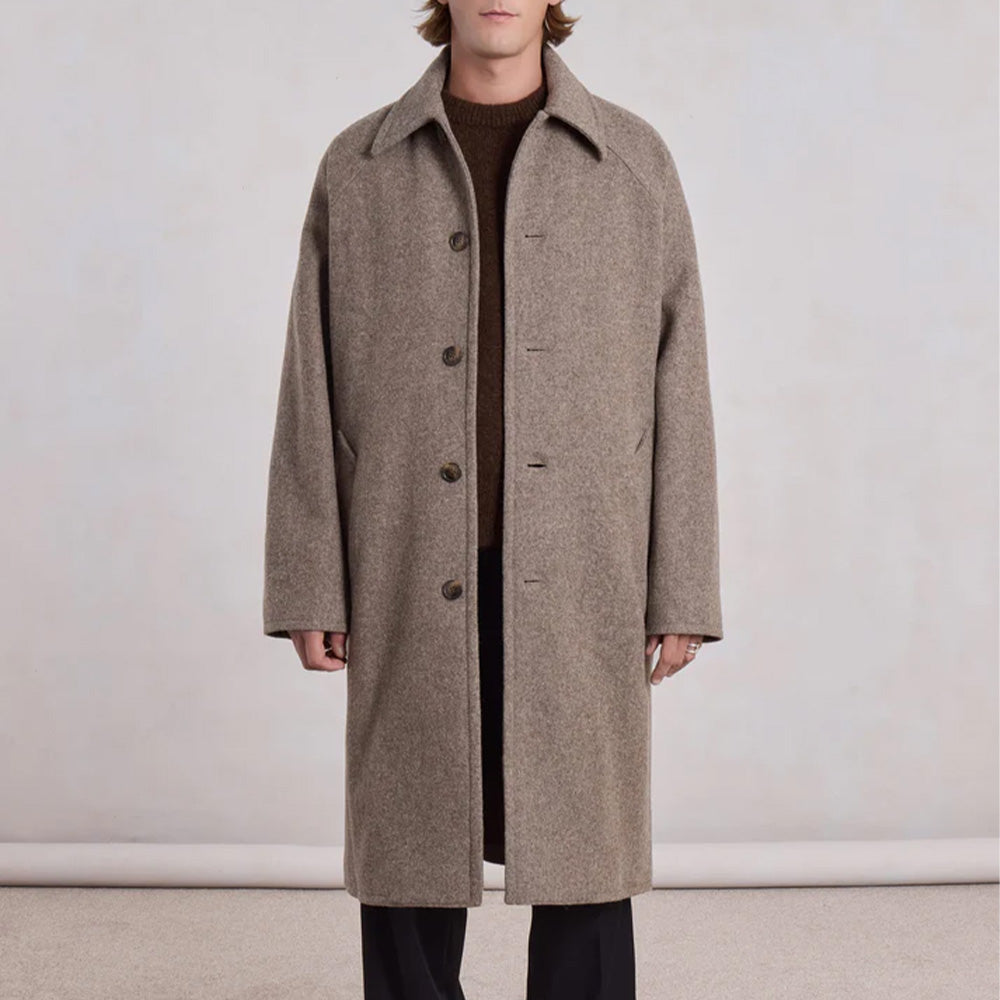 Museum Garments - Manteau Car Coat Raglan - Beige Chin? - Image 2