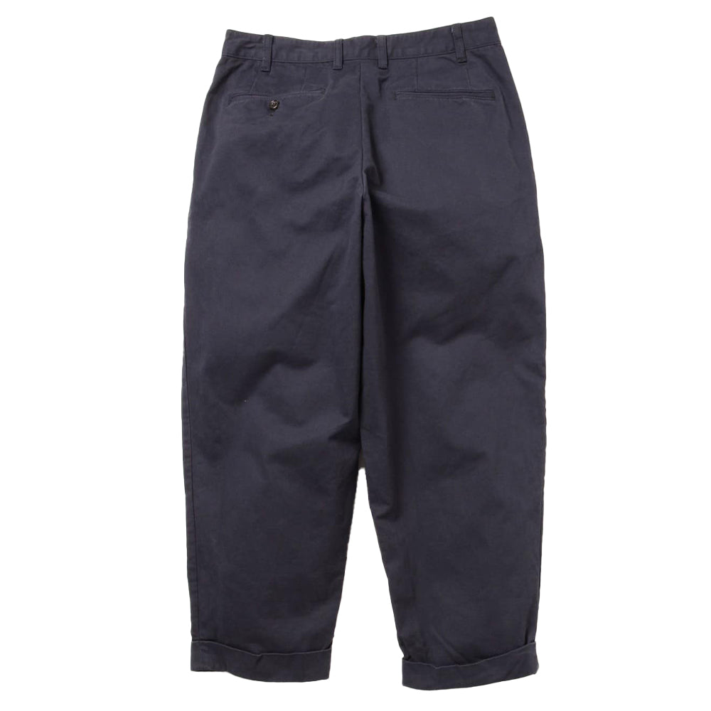 Beams Plus - Pantalon 2 Pleats Twill - Bleu - Image 2