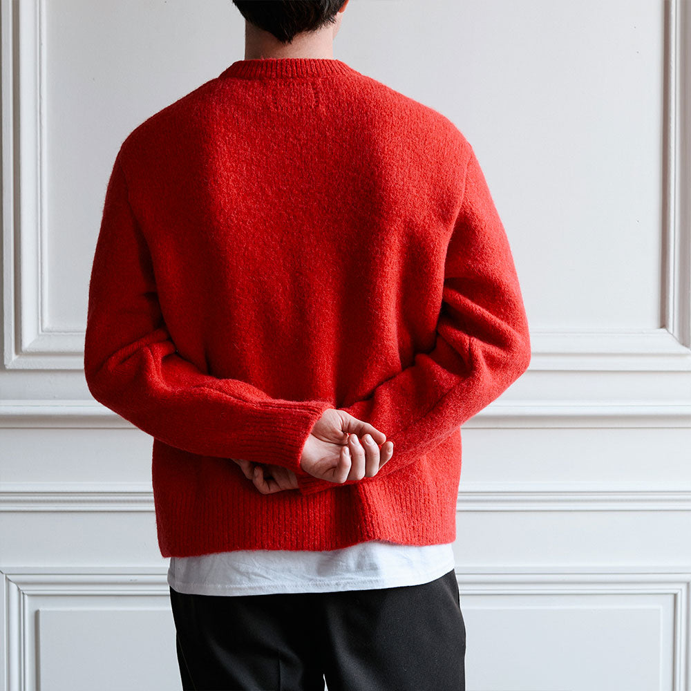 Museum Garments x Merci - Maille Alpaca - Rouge - Image 5
