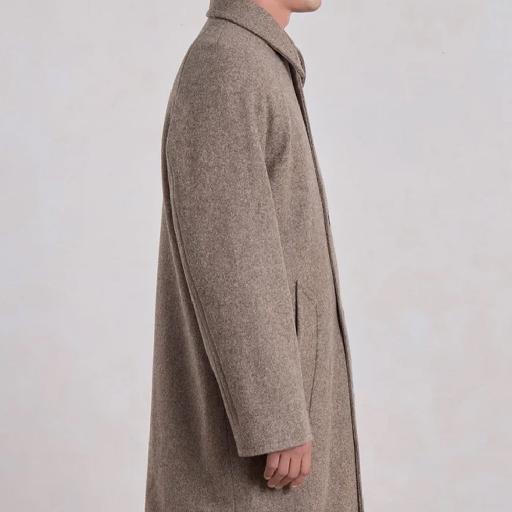 Museum Garments - Manteau Car Coat Raglan - Beige Chin? - Image 5