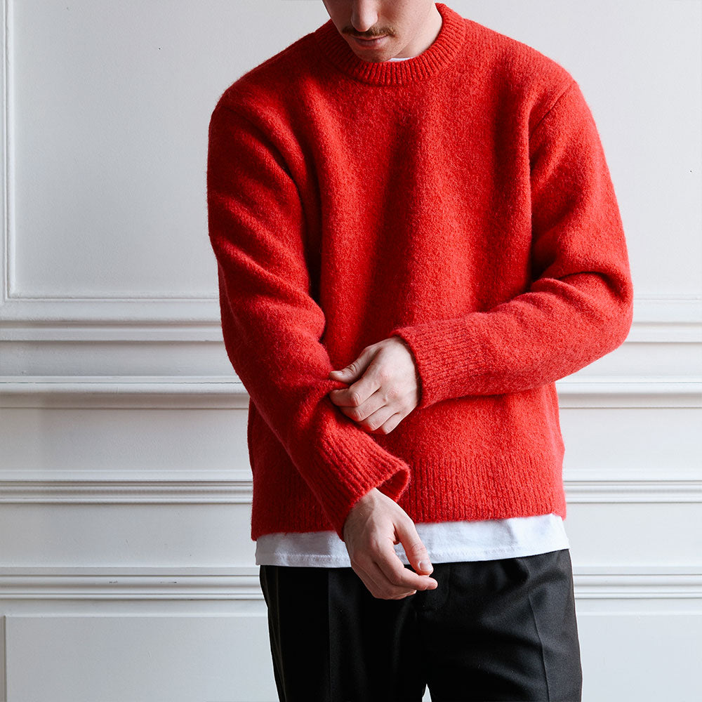 Museum Garments x Merci - Maille Alpaca - Rouge - Image 2