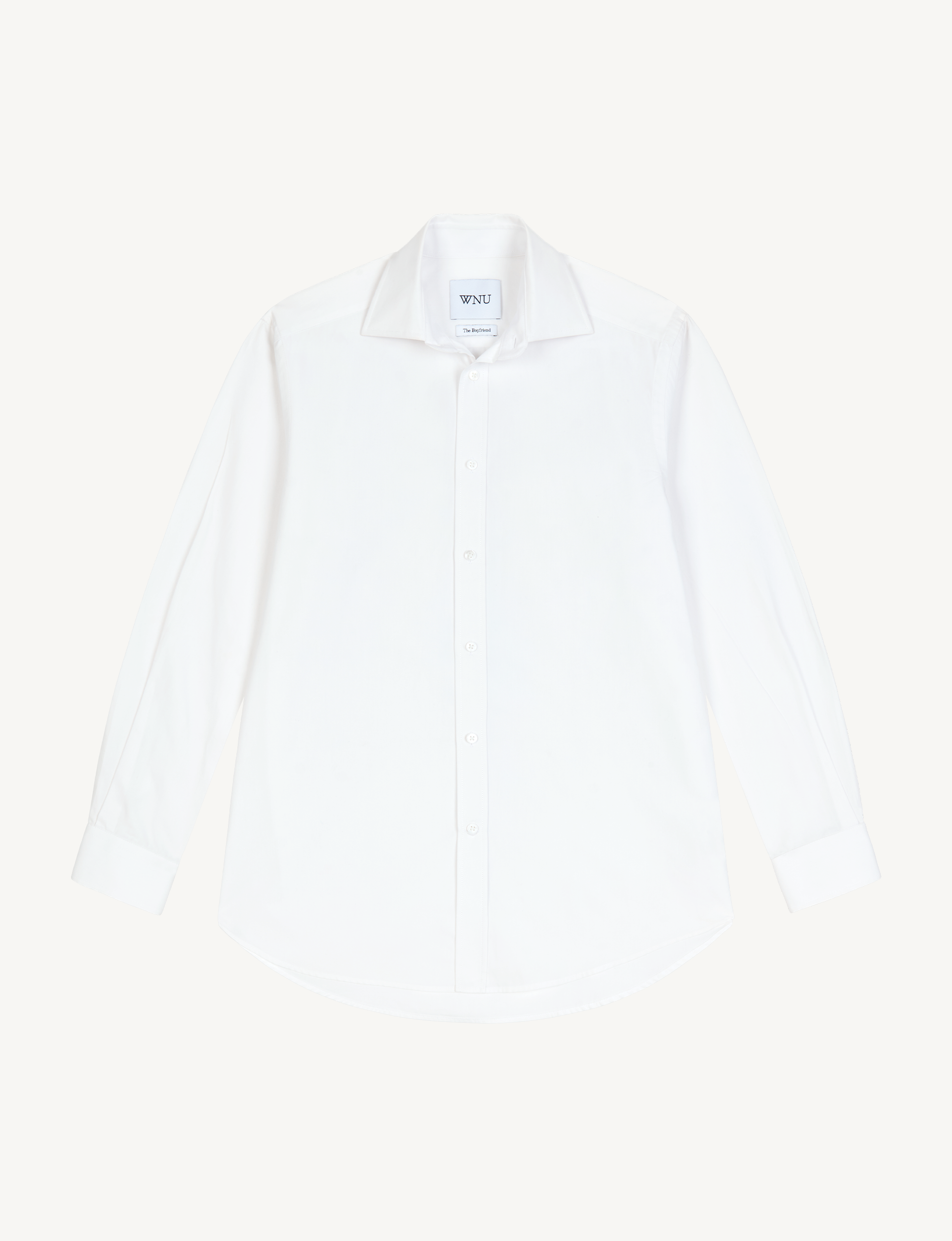The Boyfriend: Fine Poplin, White - Image 3