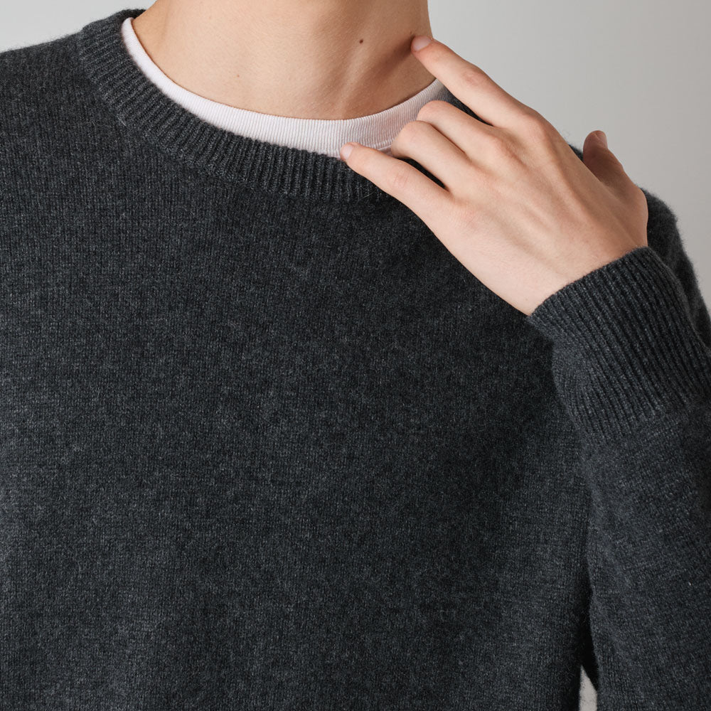 Merci - Pull en cachemire Claudio - Anthracite - Image 5