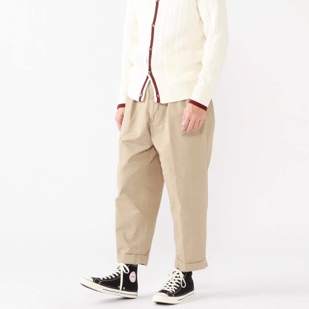 Beams Plus - Pantalon ? pinces - Beige - Image 2