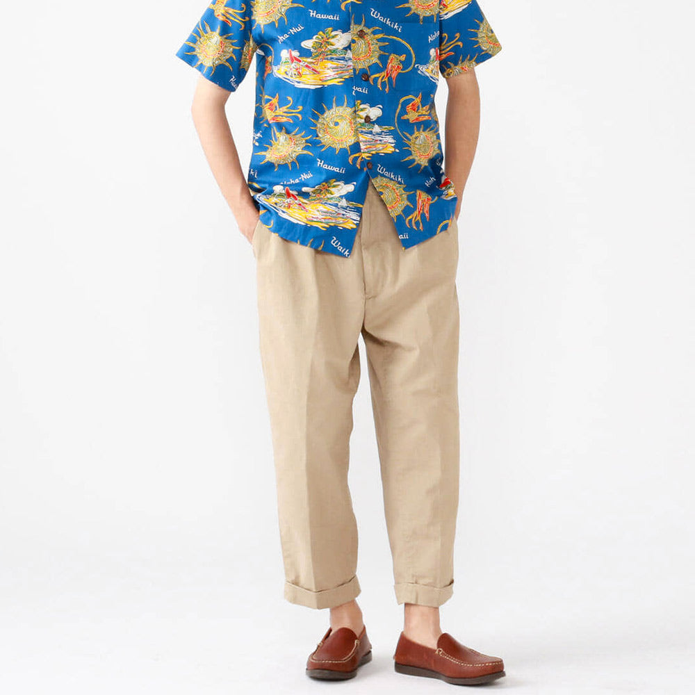 Beams Plus - Pantalon ? pinces - Beige - Image 6