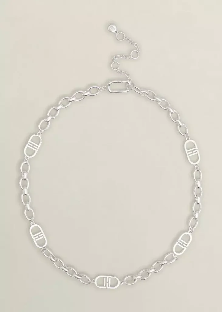 Bette Chain Silver Plated Necklace, Silver, hi-res