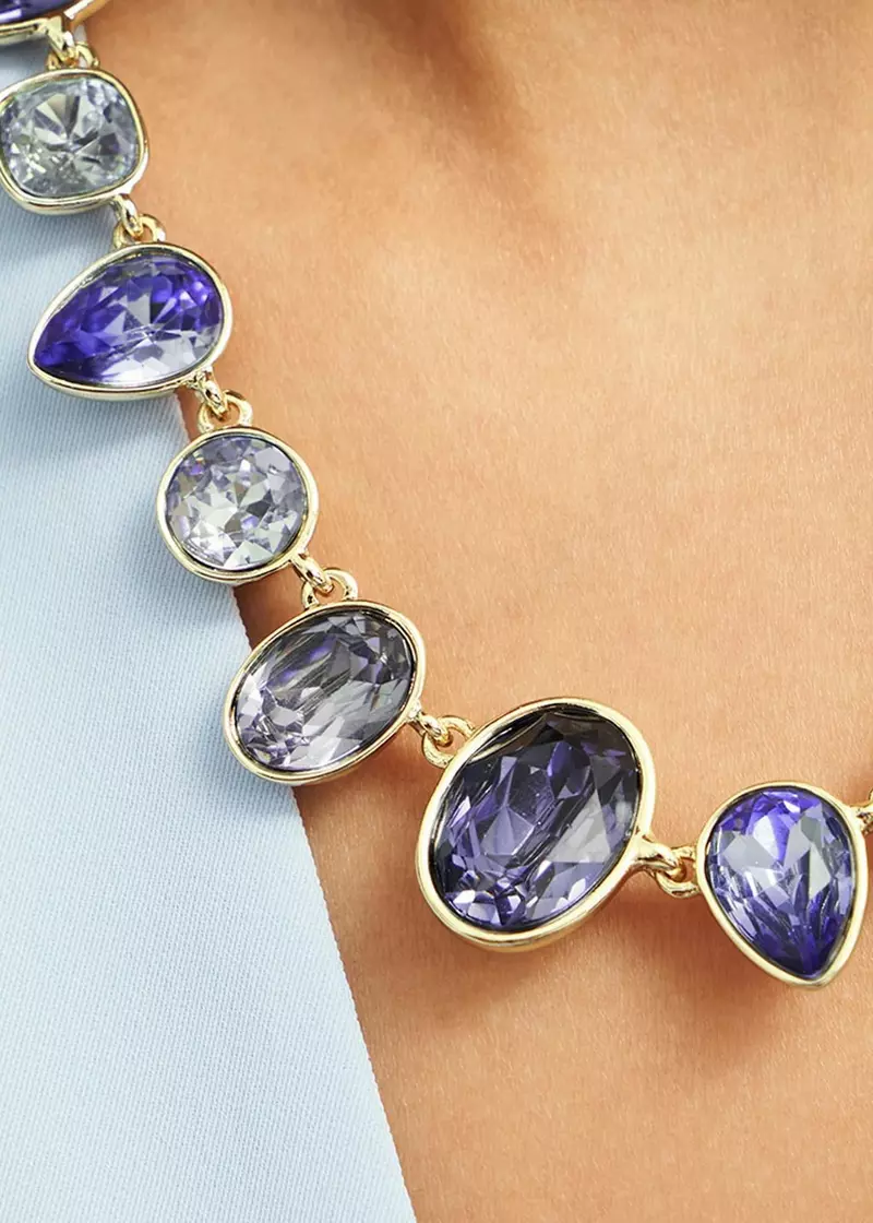 Indira Necklace, Blue Gold, hi-res