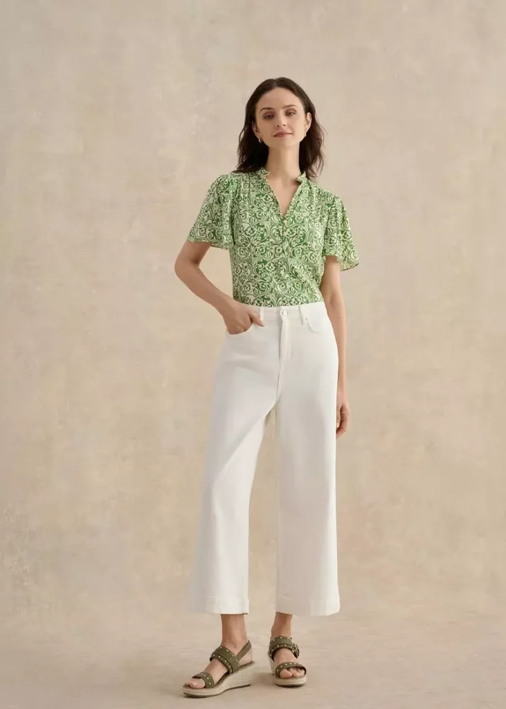 Brinley Crop Jeans, Off White, hi-res