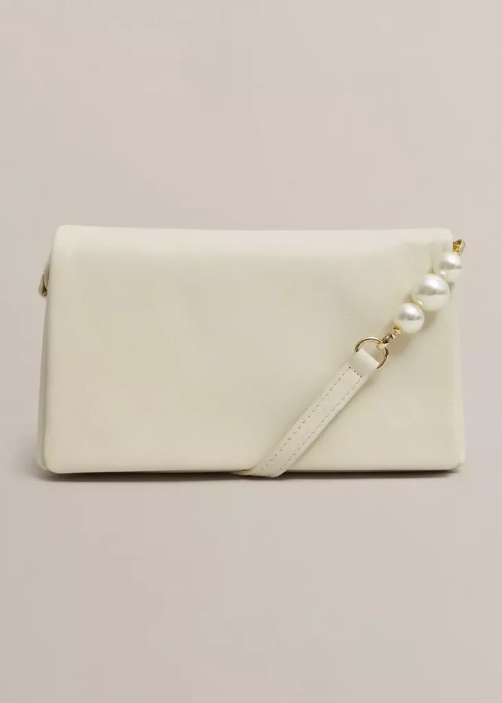 Jas Pearl Clutch, Warm Ivory, hi-res