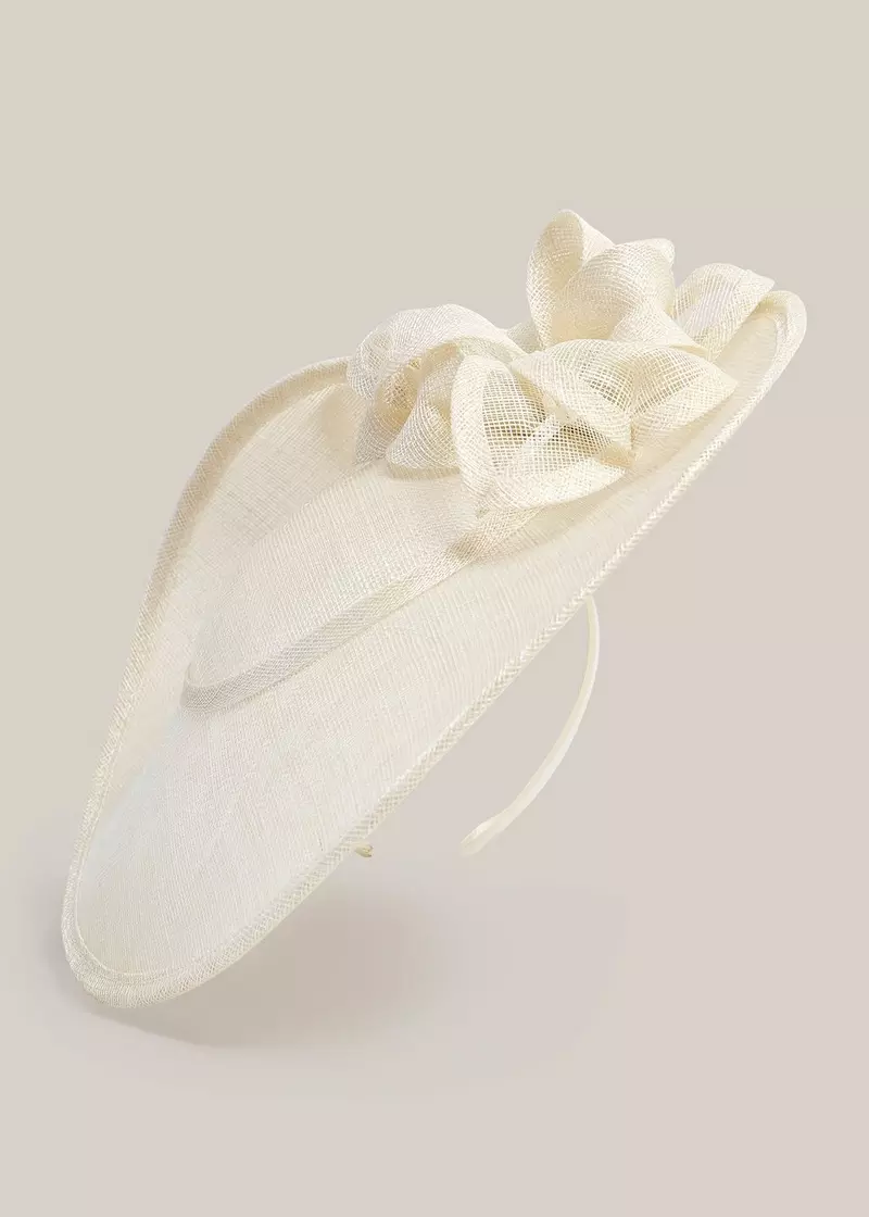 Elaina Fascinator, Warm Ivory, hi-res