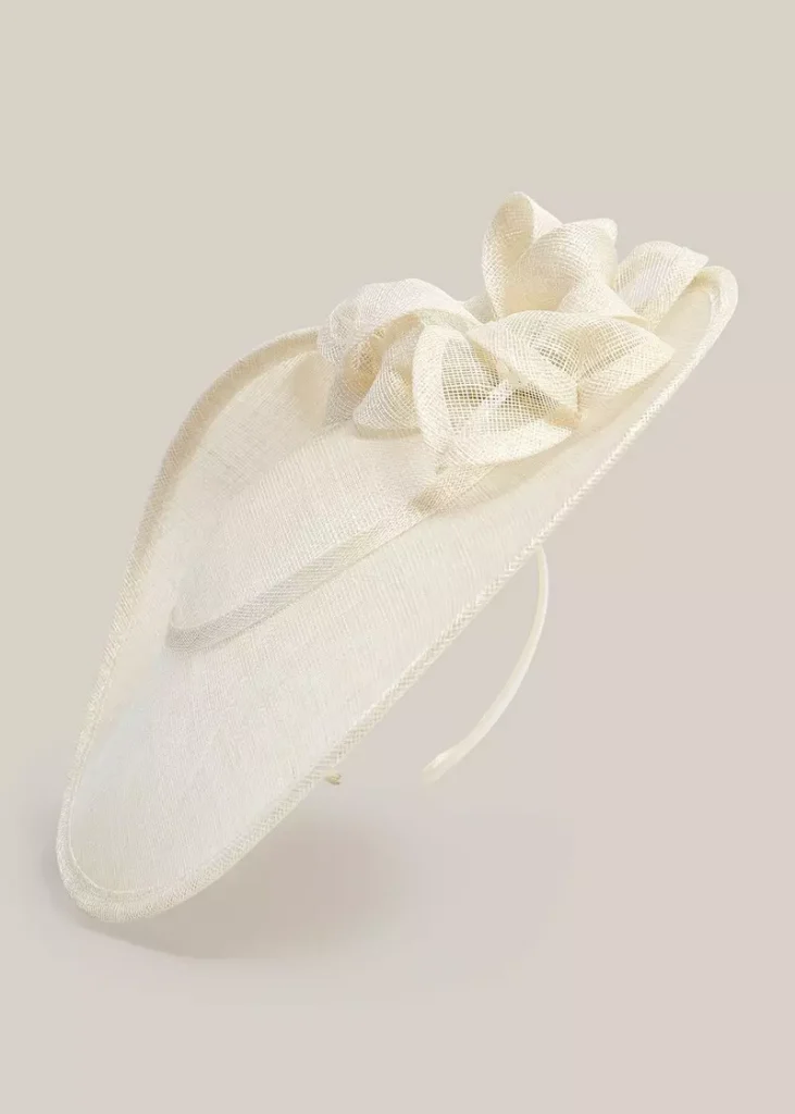 Elaina Fascinator, Warm Ivory, hi-res