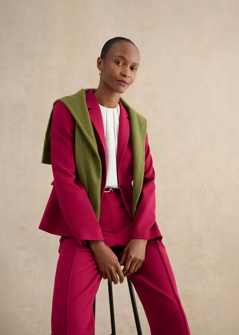 Petite Gemma Suit Jacket, Beetroot Pink, hi-res