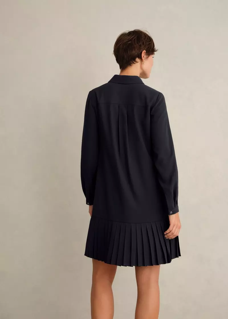 Tina Dress, Navy, hi-res