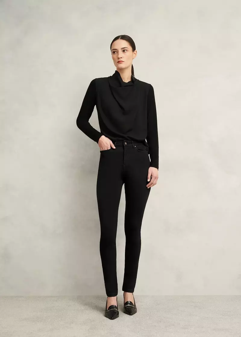 Gia Sculpting Jeans With Stretch , Black, hi-res