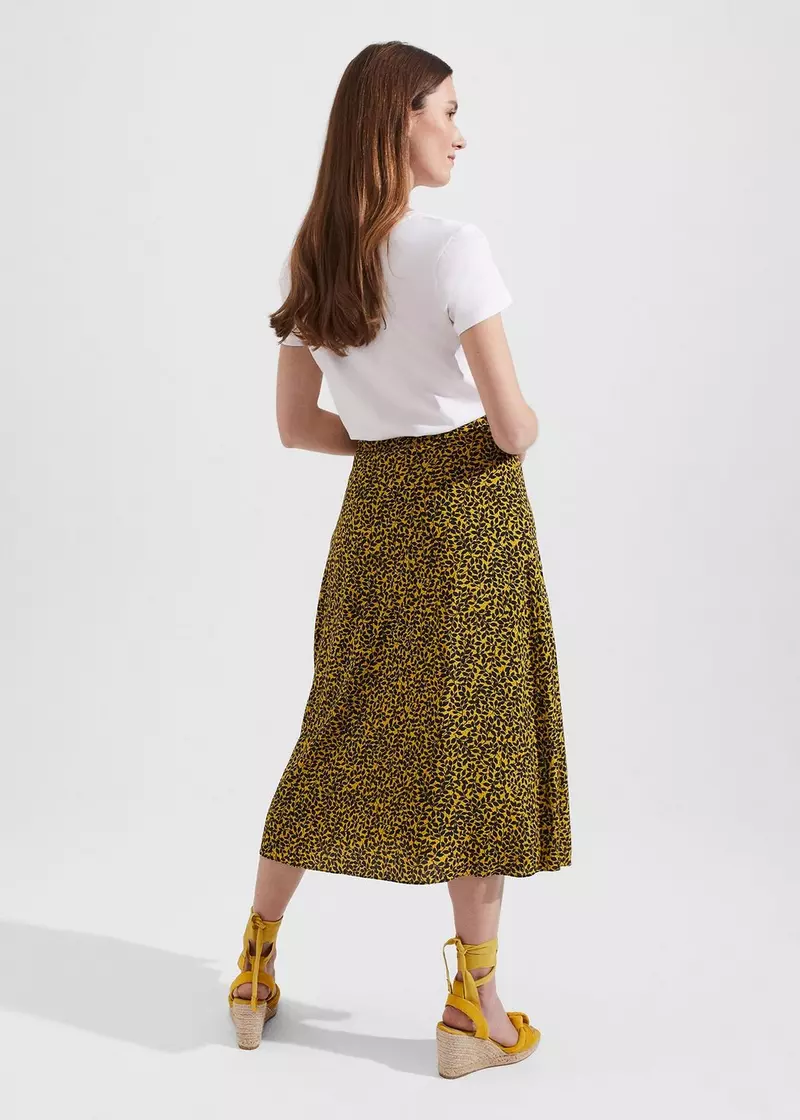 Annette Skirt, Chartreuse Navy, hi-res