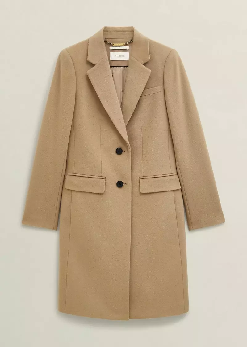 Cavendish Wool Coat, Hobbs Camel, hi-res