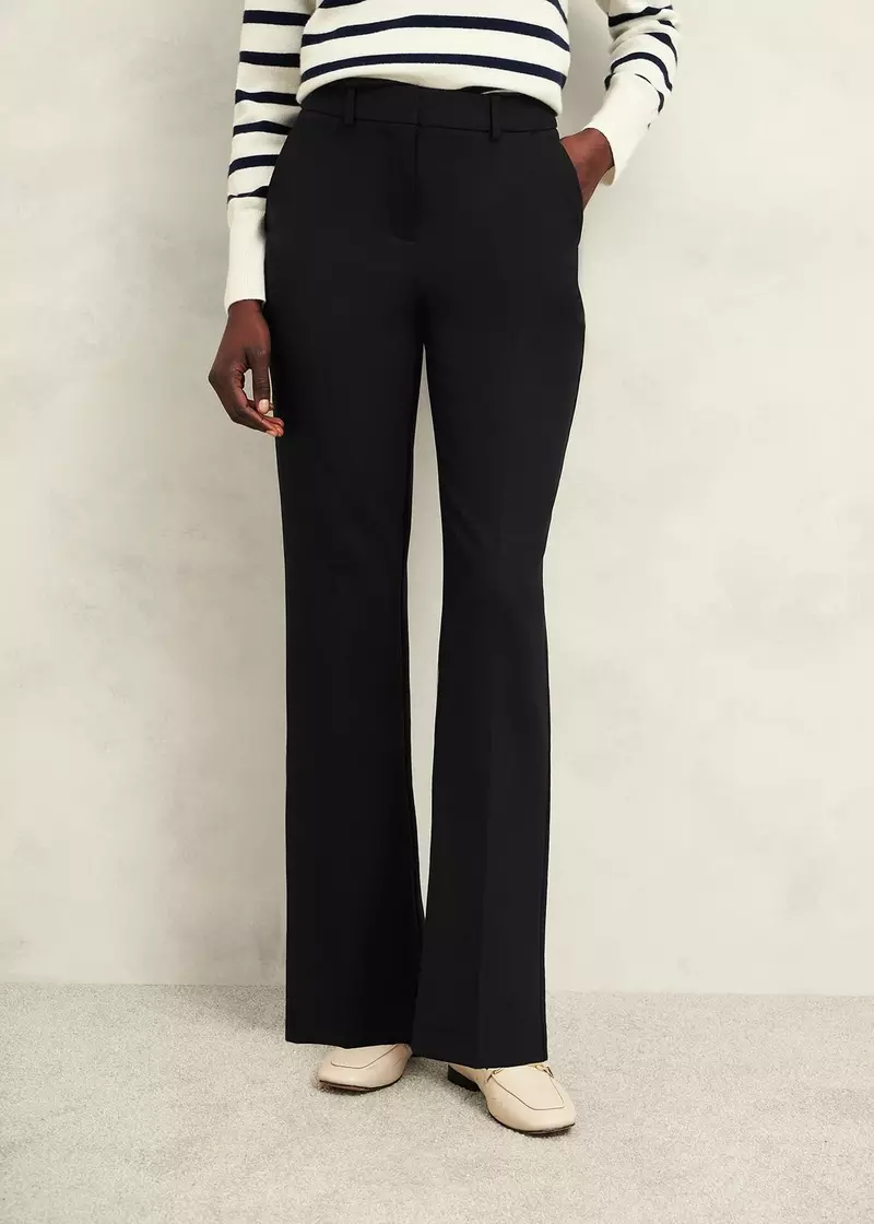 Petite Gerrie Trousers, Black, hi-res