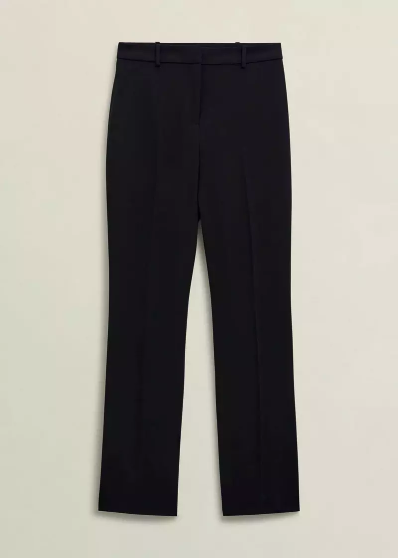 Petite Rae Straight Trousers, Black, hi-res