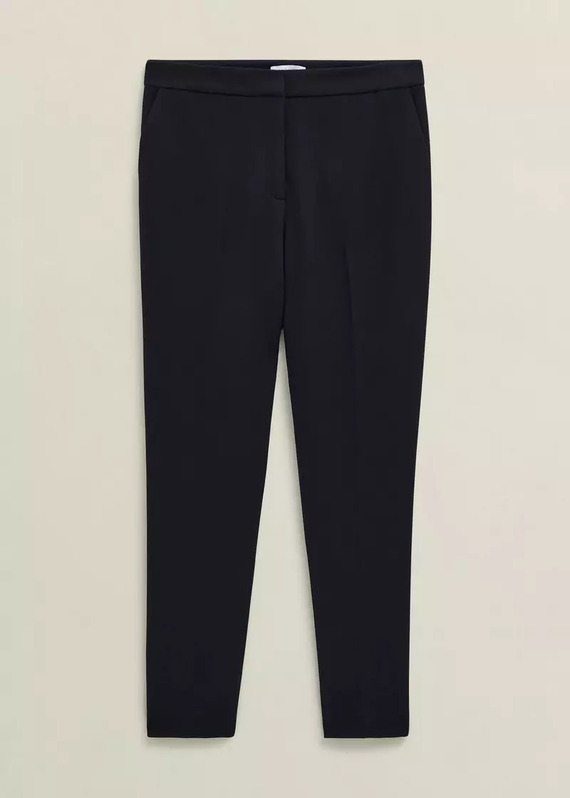 Petite Ivy Slim Trousers, Navy, hi-res