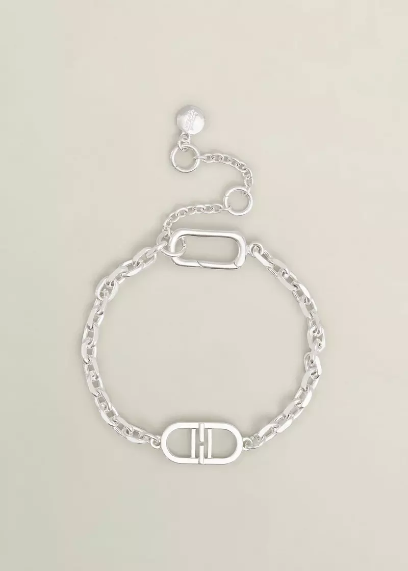 Bette Chain Silver Plated Bracelet, Silver, hi-res