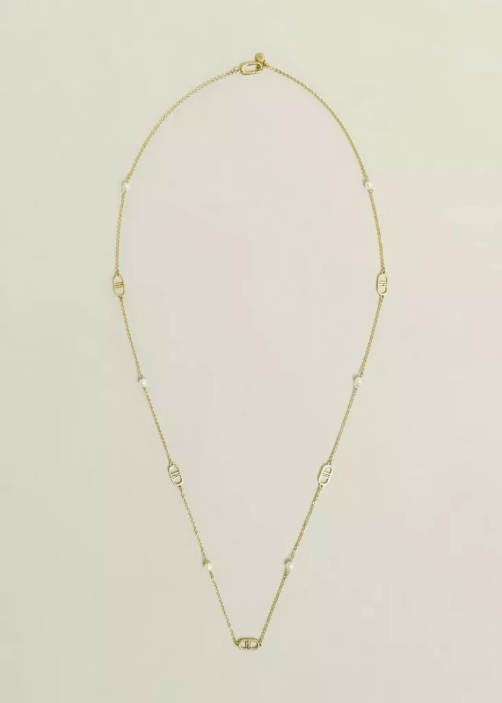 Bette Long Necklace, Gold, hi-res