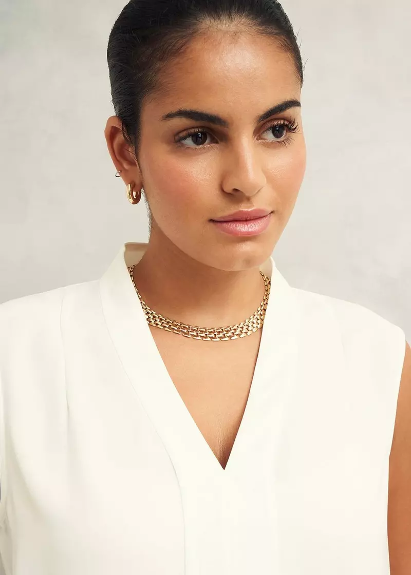 Florentina Necklace, Gold, hi-res