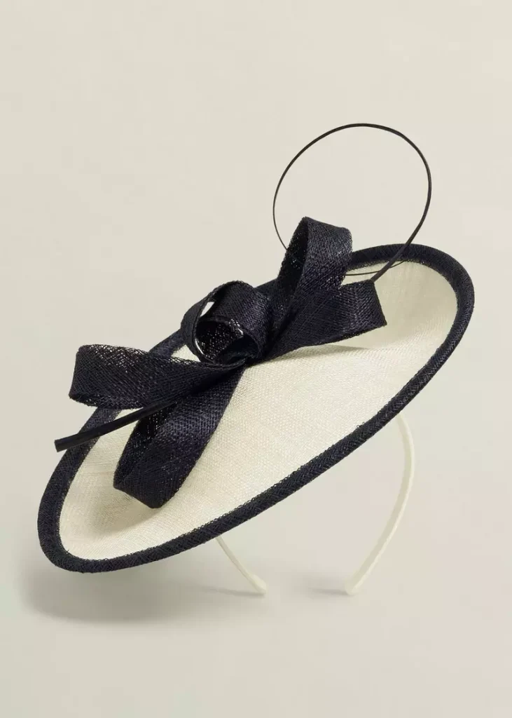 Quinn Fascinator, Cream Midnight, hi-res