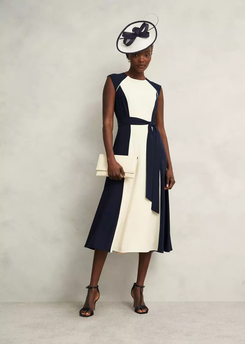 Quinn Fascinator, Cream Midnight, hi-res