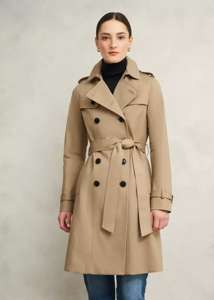 Skylar Trench Coat, Tan, hi-res