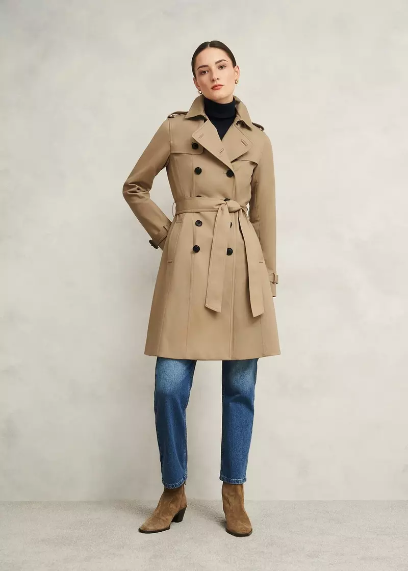 Skylar Trench Coat, Tan, hi-res
