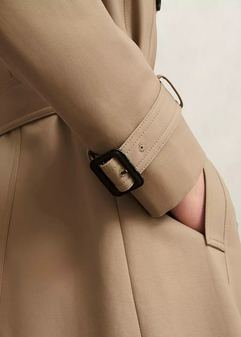 Skylar Trench Coat, Tan, hi-res