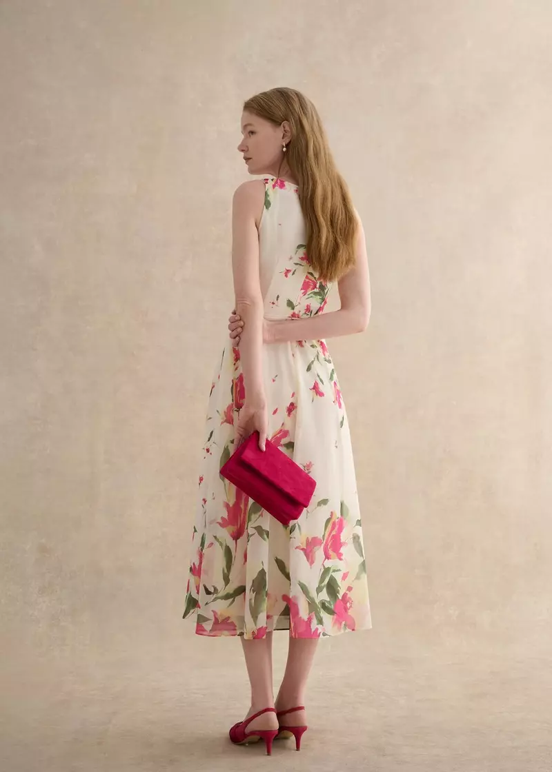 Jas Suede Clutch, Bright Pink, hi-res