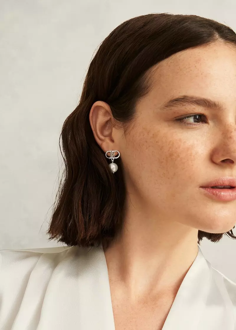 Bette Earrings, Silver, hi-res