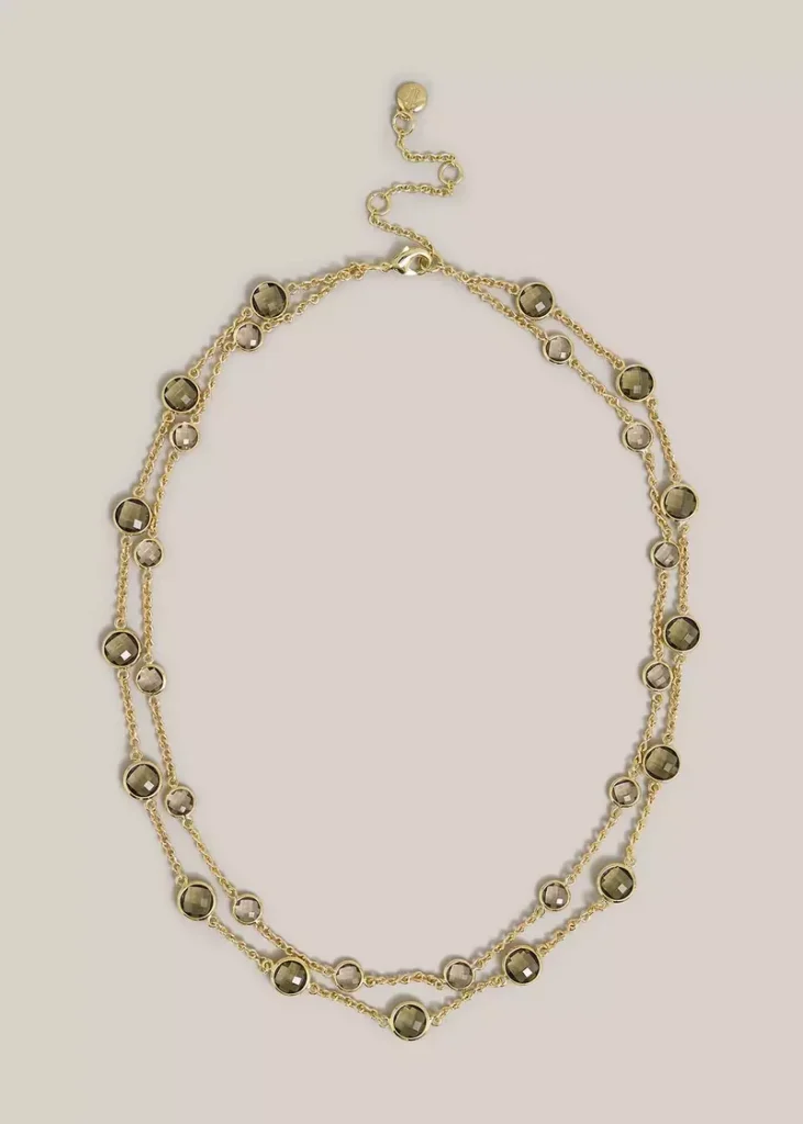 Rosabel Necklace, Gold, hi-res
