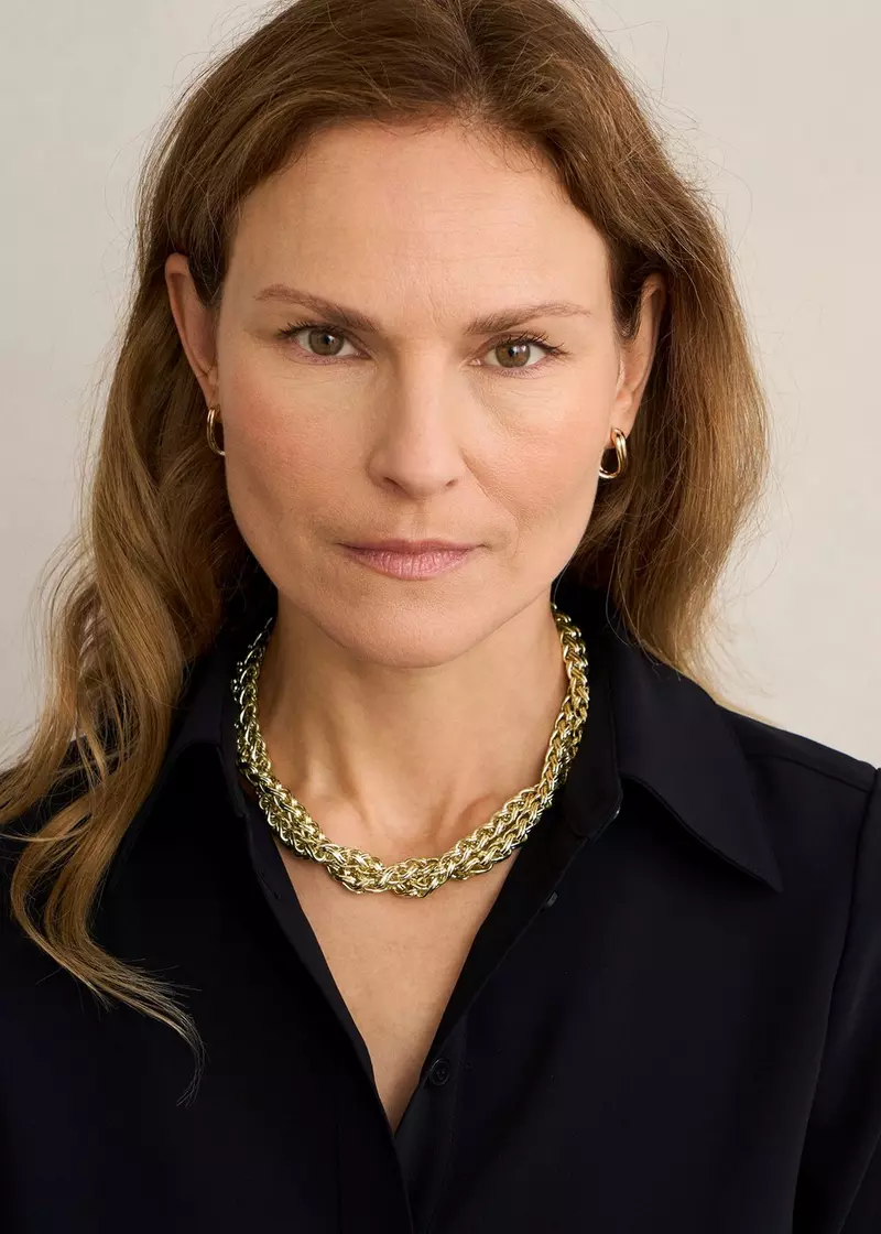 Devina Necklace, Gold, hi-res