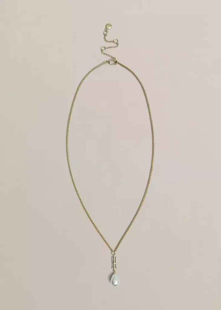 Bette Pendant Necklace, Gold, hi-res