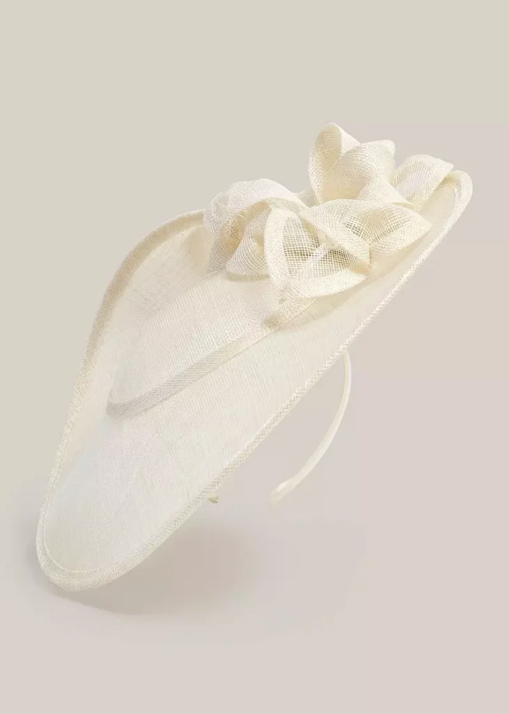 Elaina Fascinator, Warm Ivory, hi-res