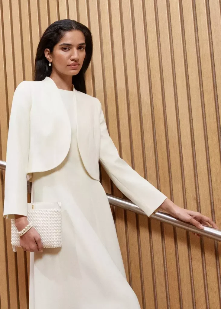 Eliana Seam Detail Jacket, Pale Yellow, hi-res