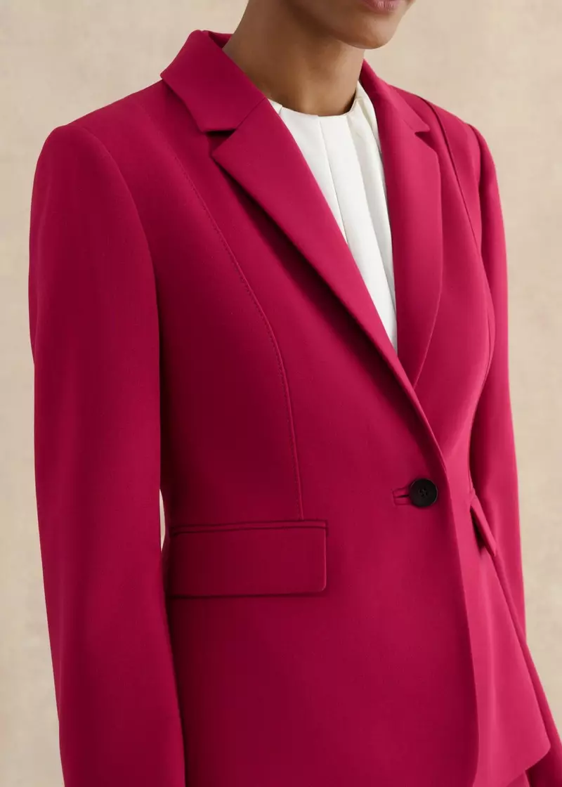 Petite Gemma Suit Jacket, Beetroot Pink, hi-res