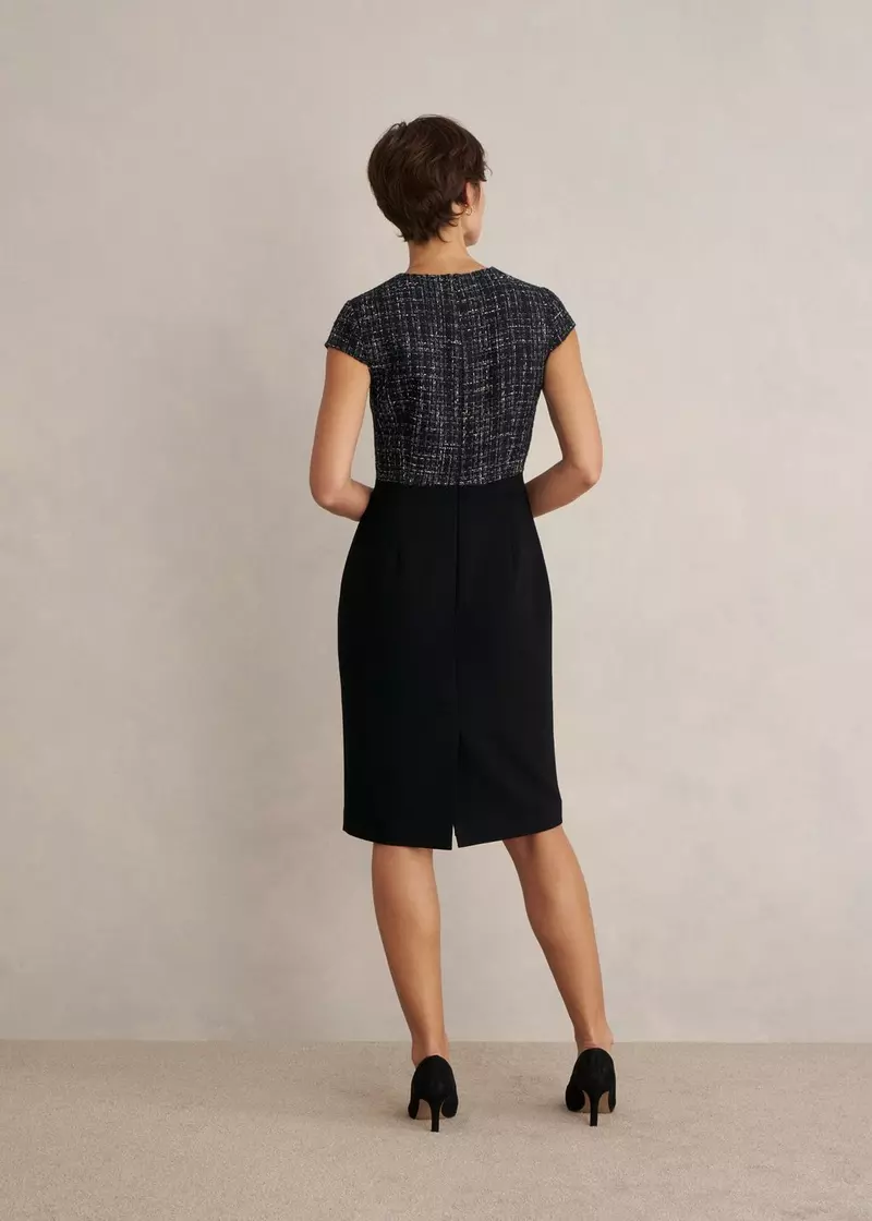 Esme Match Black Dress, Black White, hi-res