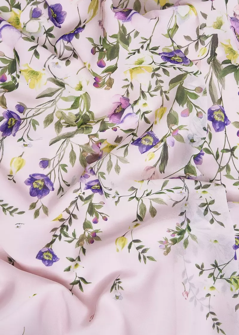 Carly Floral Dress, Pale Pink Multi, hi-res