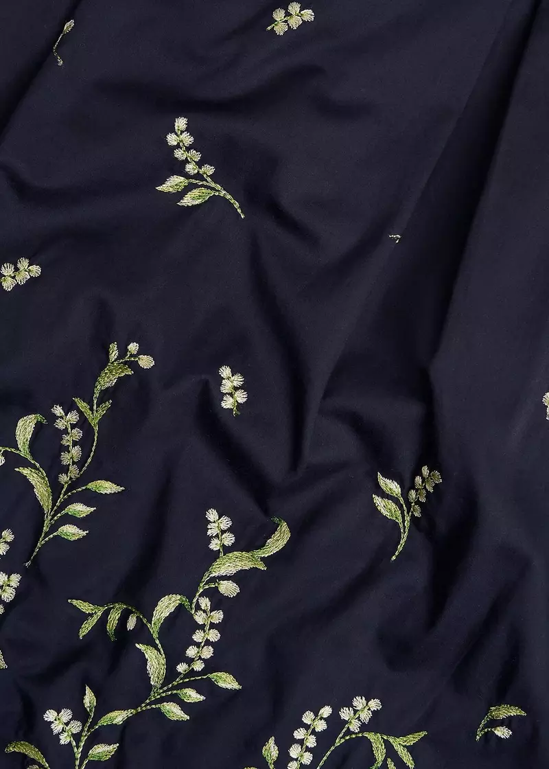 Annie Floral Embroidered Skirt, Midnight Multi, hi-res